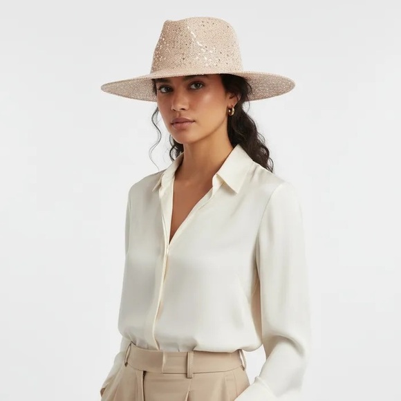 SOLD OUT!
Elegant light Pink Women's Fedora Hat. - Picture 3 of 5